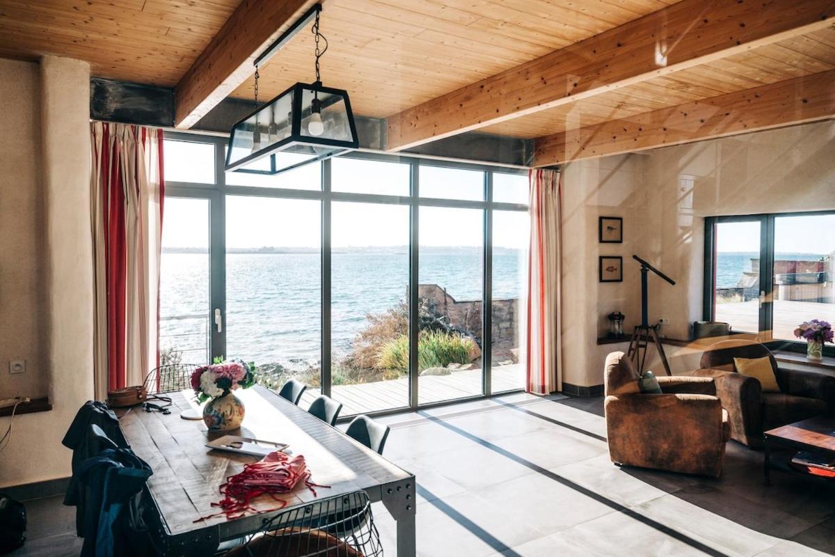 Le Chantier D 'Ernest- Loft T4 Les Pieds Dans L' Eau Carantec Luaran gambar